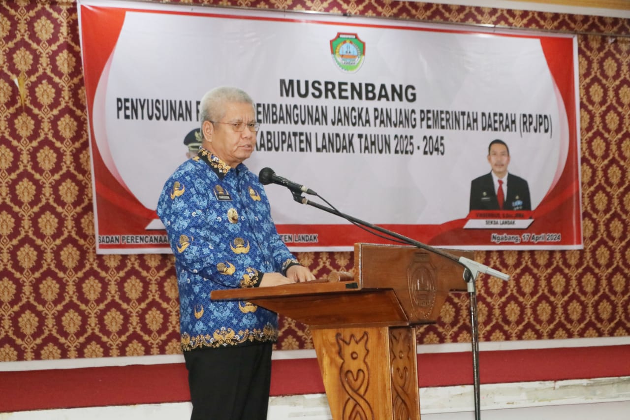 Pj Gubernur Harisson Pertanyakan Absennya Legislatif di Musrenbang Penyusunan RPJPD Kabupaten Landak, Berikut Penjelasan Sekwan