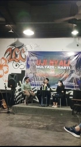MULTI (Mulyadi-Harti) hadiri undangan Generasi Milenial pada acara Uji Nyali