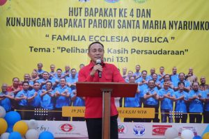 Wakil Gubernur Kalbar Krisantus di HUT Ke 4 BAPAKAT Gereja MRPD
