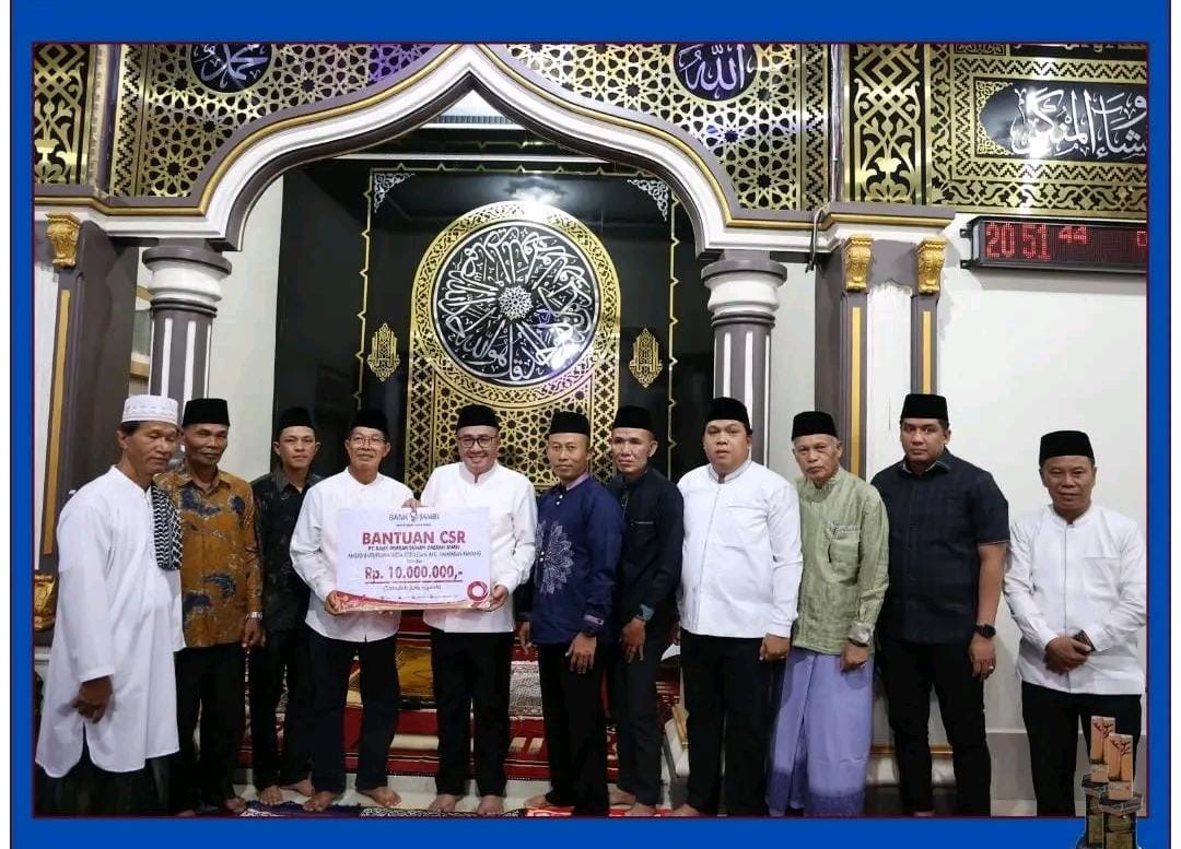 Safari Ramadhan Pemkot di Masjid Baiturrahim Desa Koto Dian.