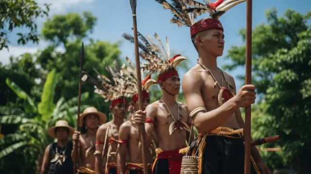 Festival Daren Kanderang Tingang di Barito Selatan menjadi wadah pelestarian budaya dan penguatan UMKM lokal, khususnya kerajinan anyaman rotan dan purun di Dusun Hilir.