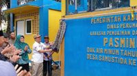 Peresmian Pasminumas di Desa Samustida Kecamatan Teluk Keramat